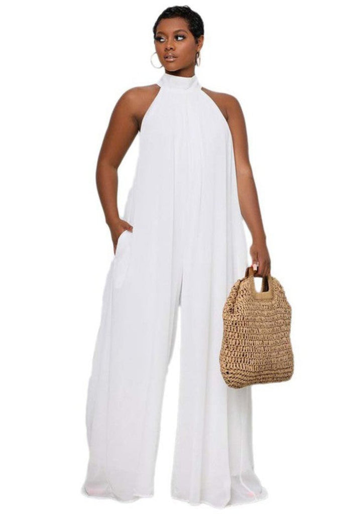 jumpsuit, white jumpsuit